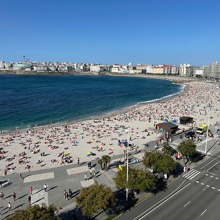 Piso Con Vistas A La Playa De Riazor Daire A Coruña Dış mekan fotoğraf