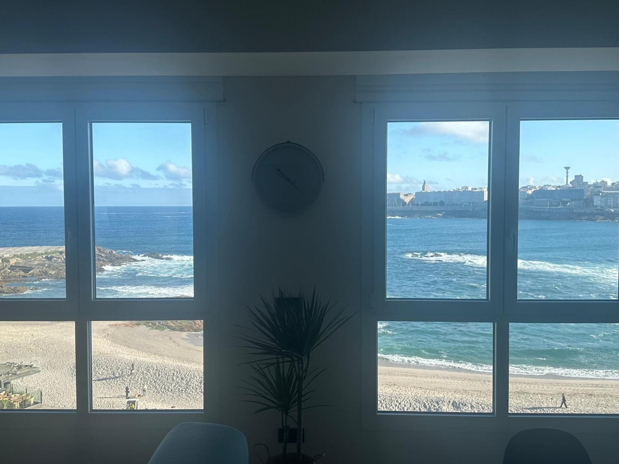 Piso Con Vistas A La Playa De Riazor Daire A Coruña Dış mekan fotoğraf