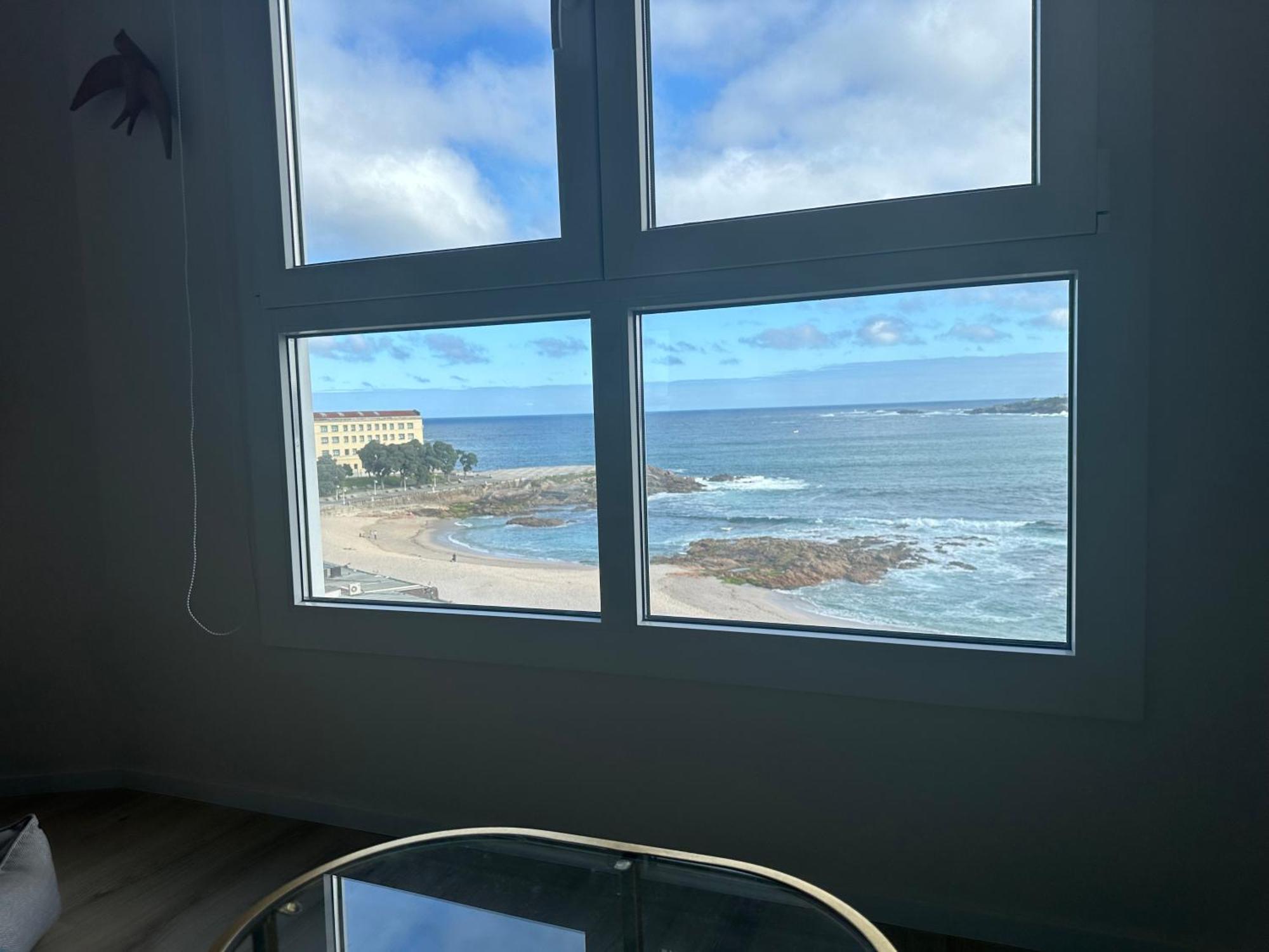 Piso Con Vistas A La Playa De Riazor Daire A Coruña Dış mekan fotoğraf