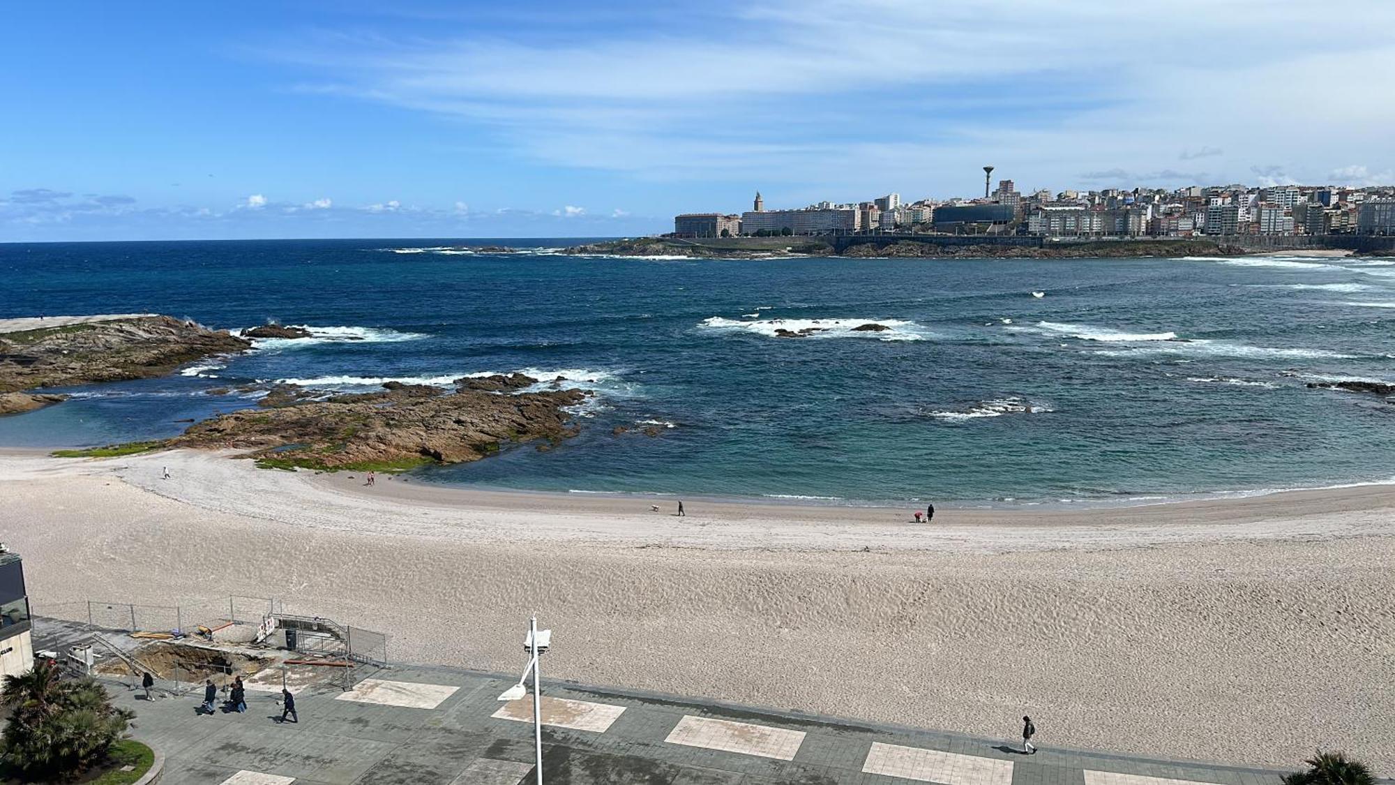 Piso Con Vistas A La Playa De Riazor Daire A Coruña Dış mekan fotoğraf