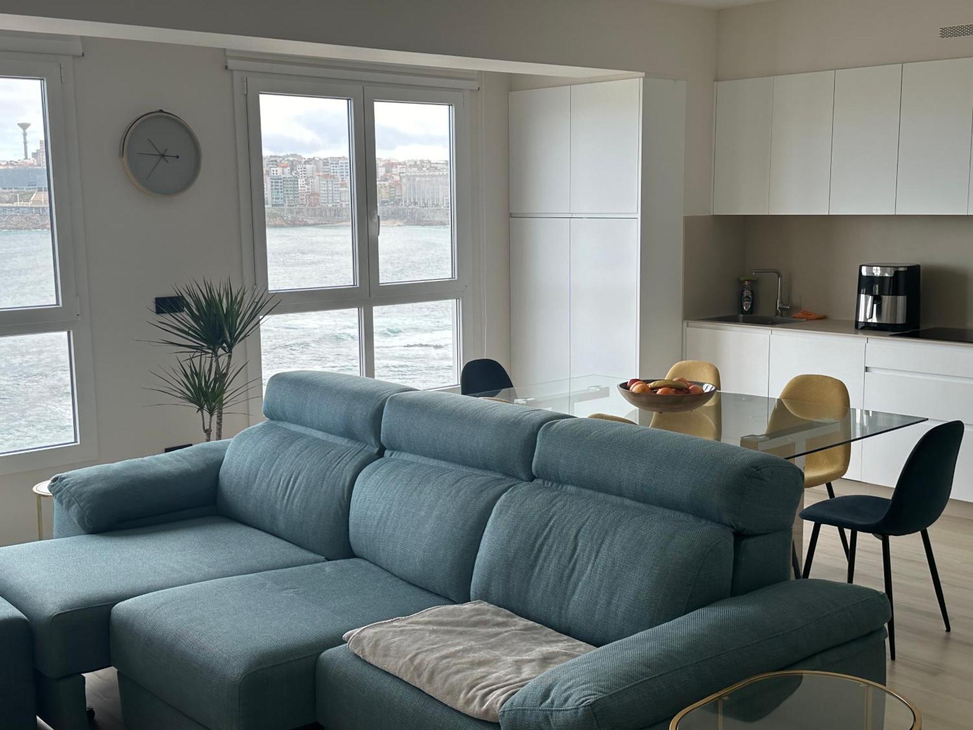 Piso Con Vistas A La Playa De Riazor Daire A Coruña Dış mekan fotoğraf