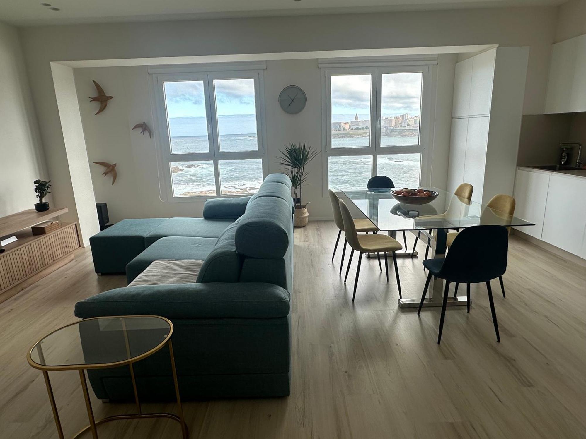 Piso Con Vistas A La Playa De Riazor Daire A Coruña Dış mekan fotoğraf