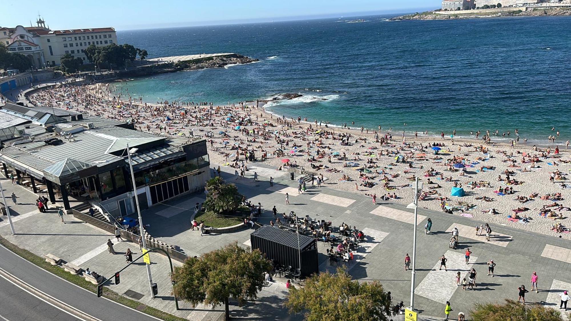 Piso Con Vistas A La Playa De Riazor Daire A Coruña Dış mekan fotoğraf